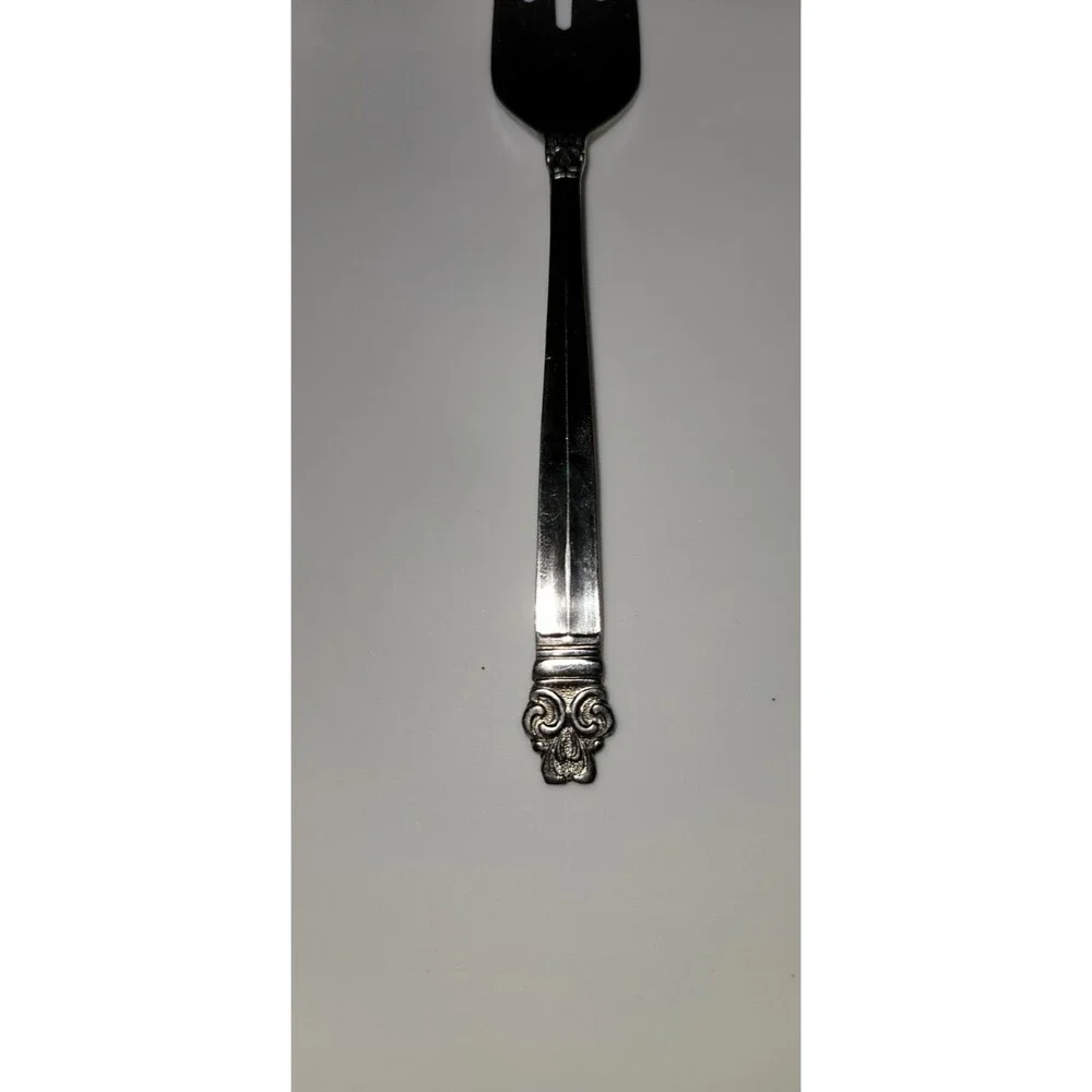 Vintage Ekco Eterna Stainless Steel Crown Tiara Salad Fork Set of 4 – 6 3/8